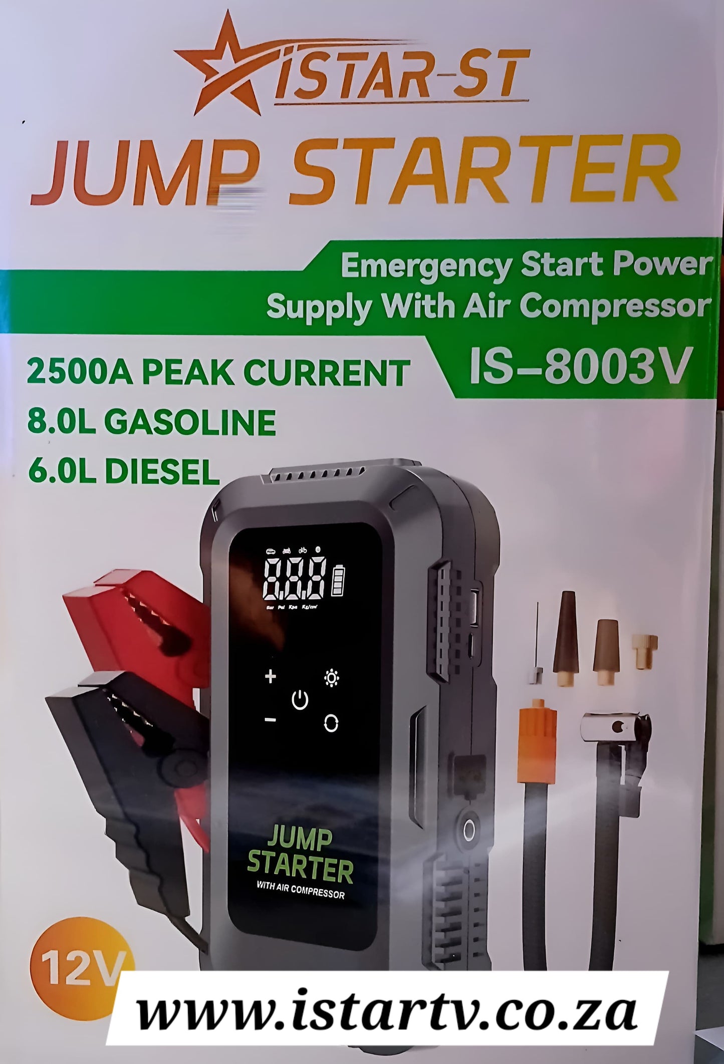 Car Jump Starter,Tyre Pump, bank Combo. 1000Amp Peak power. (Copy)