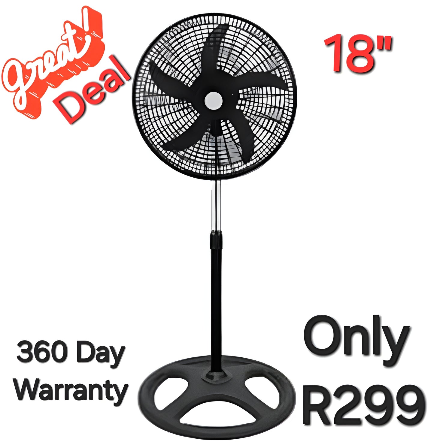 Fan 18" Pedestal Fan.