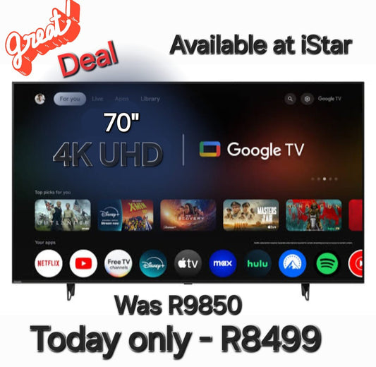 70" TV Full Hd LED Frameless Smart Condere TV
